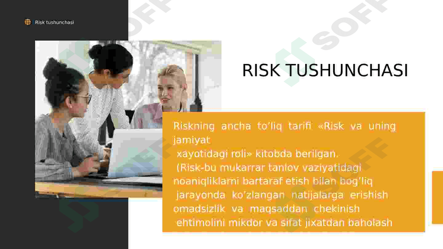 Korporativ risk tushunchasi 4