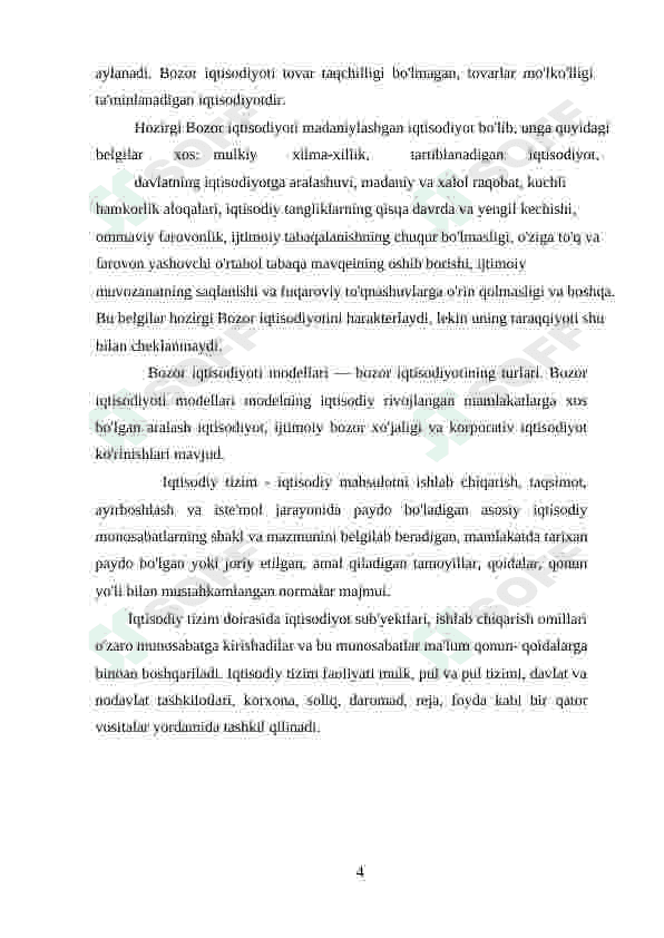 Bozor Iqtisodiyoti 4