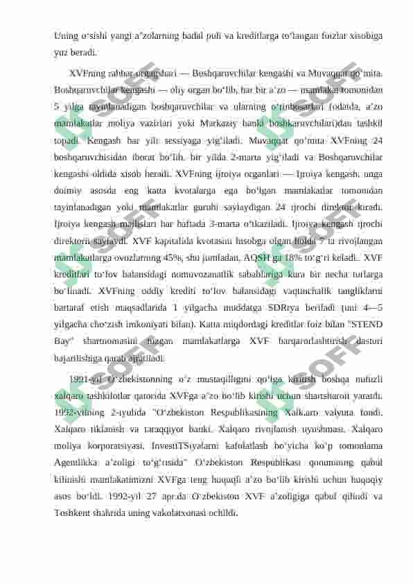Xalqaro iqtisodiy tashkilotlar va ularning vazifalari 4