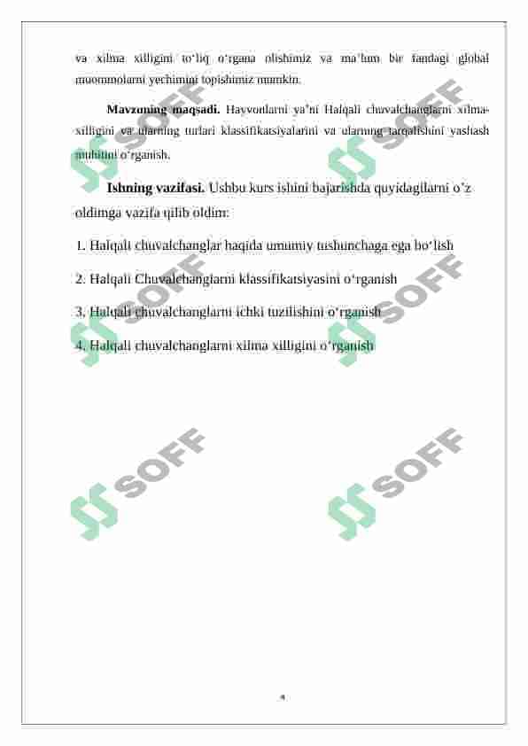 Halqali chuvalchanglarni xilma-xilligi va ahamiyati 4