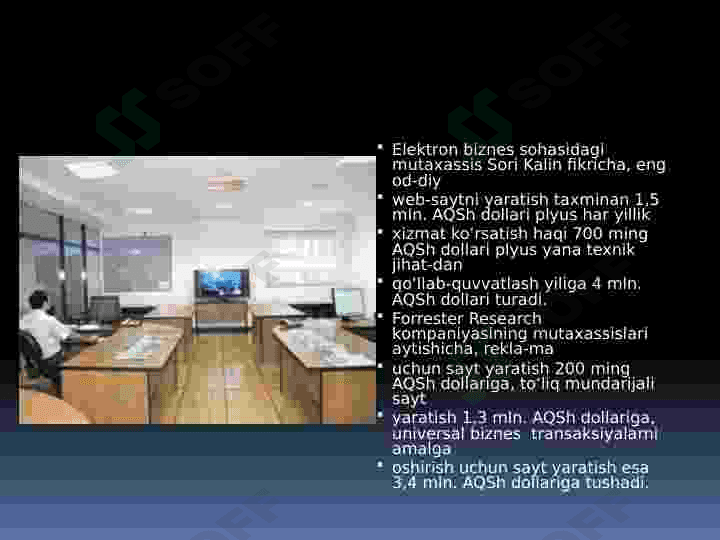 Korxonalar faoliyatida elektron bisnesdan foydalanish 4