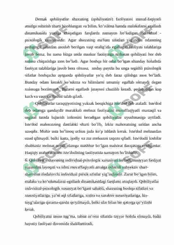 O’qituvchi kasbiy faoliyatida pedagogik qobiliyatning ahamiyati 4