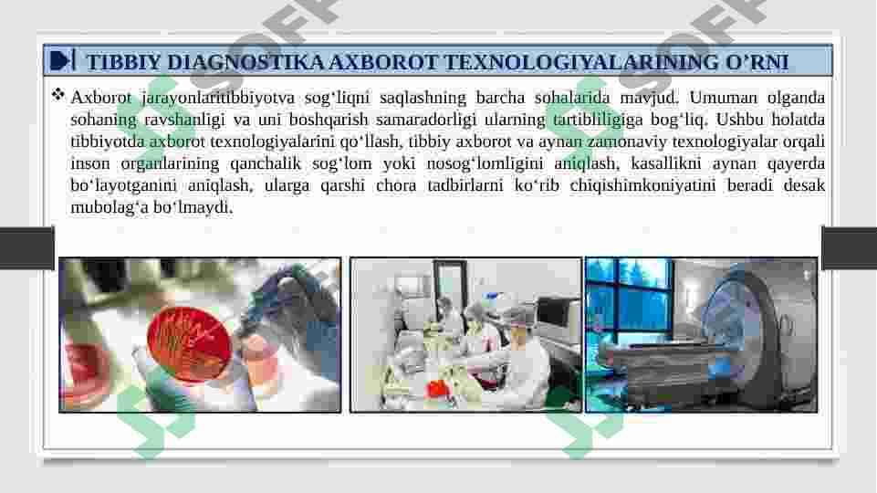 INNAVATSION TIBBIYOTDA DIAGNOSTIKA USULLARI VA ULARNING AHMIYATI 4