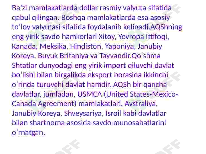 Amerika Iqtisodiyoti 4