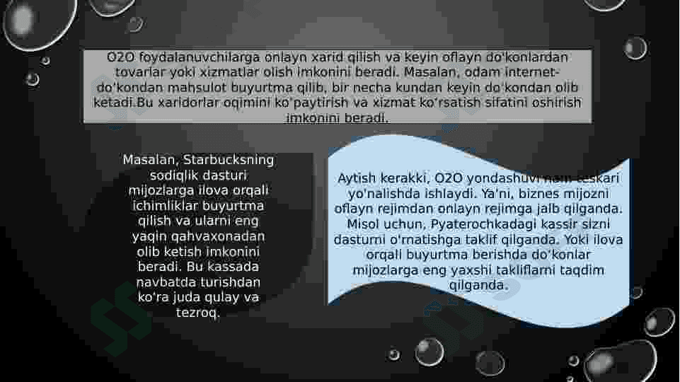 Onlayn-oflayn savdo modeli (O2O) 4