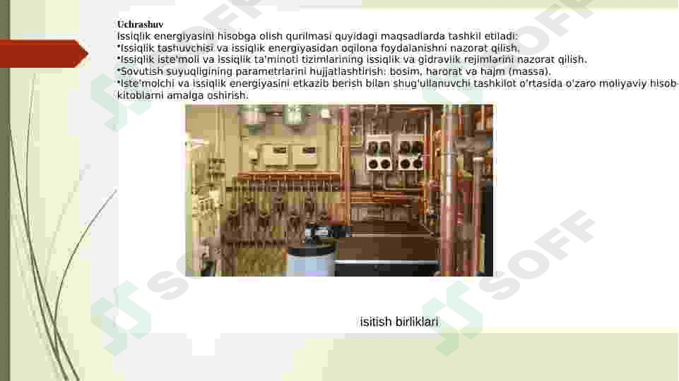 Isitish tizimining isitish asboblari 4