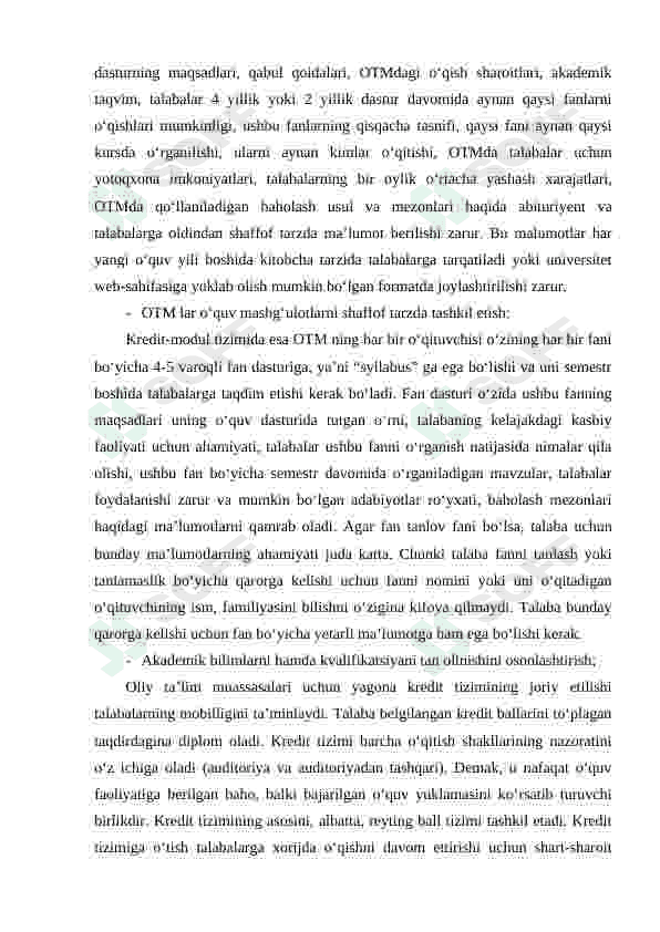 TA’LIMNING KREDIT-MODUL TIZIMI VA AFZALLIKLARI 4