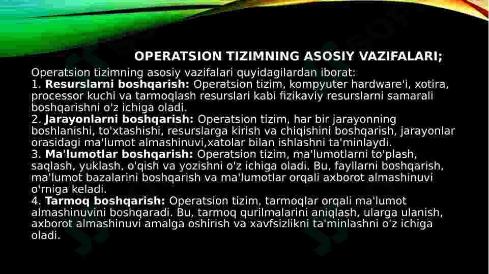 Operatsion tizimlari 4