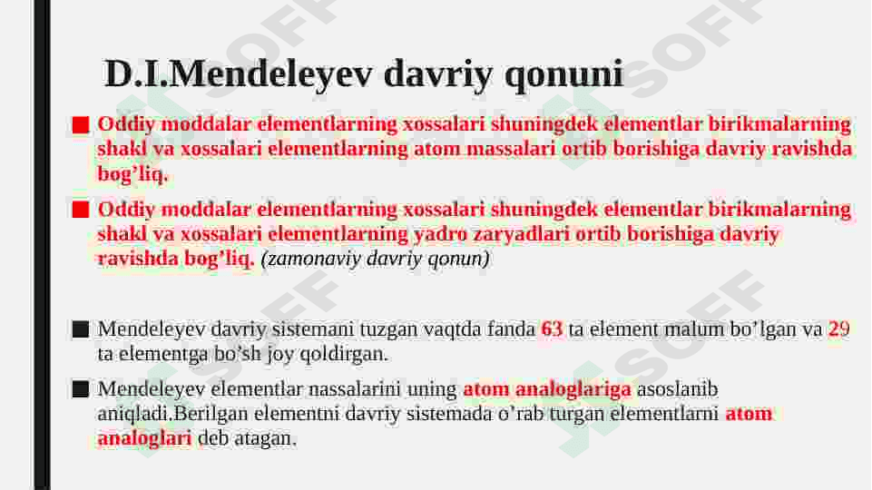 DAVRIY SISTEMA VA DAVRIY QONUN 4