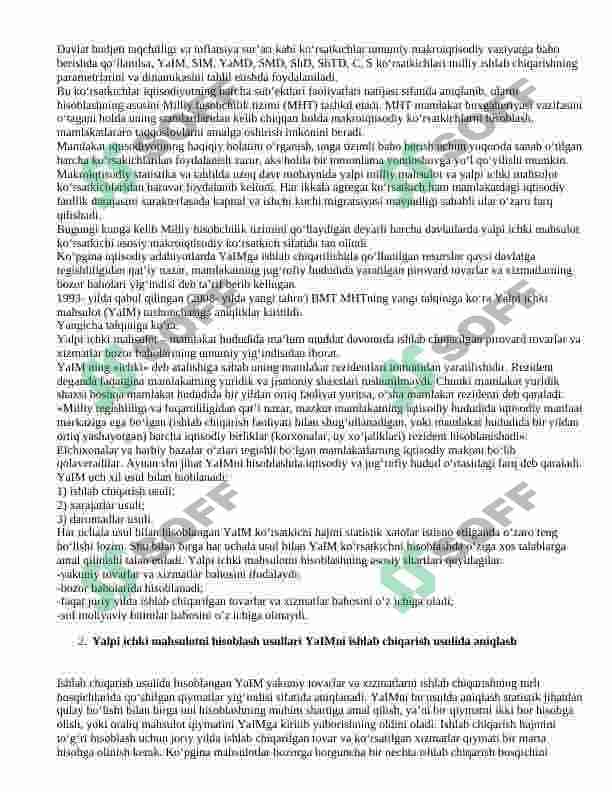 yaimning tarkibidagi o'zgarishlar tahlili 4