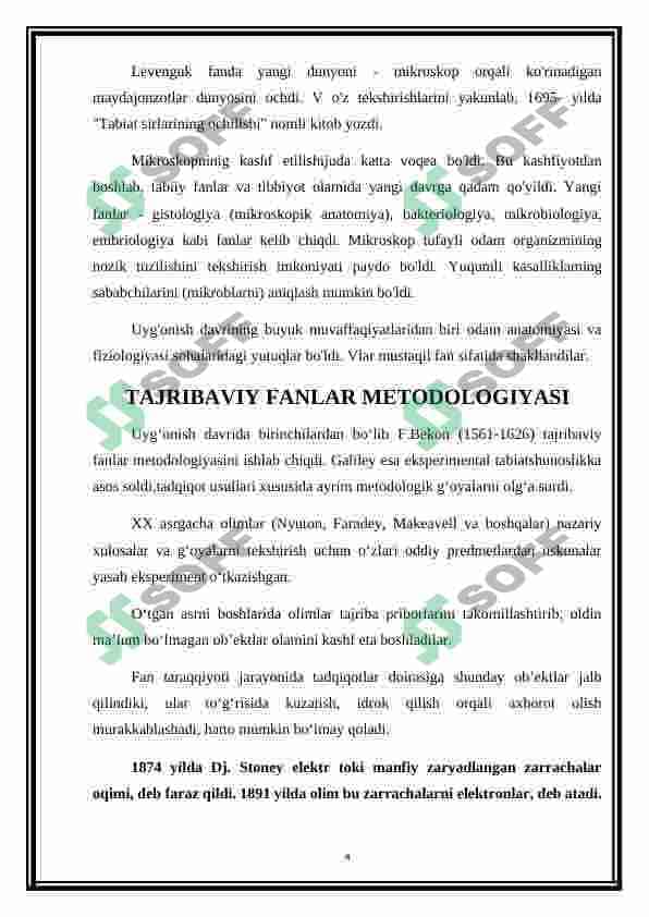 XVII-XVIII ASRLARDA EKSPERIMENTAL TADQIQOTLARNING ASOSLANISHI 4