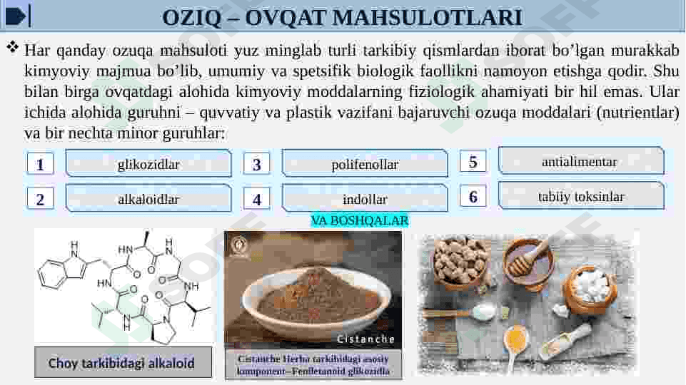 OVQAT MAHSULOTLARINI SIFATINI GIGIYENIK BAHOLASH 4
