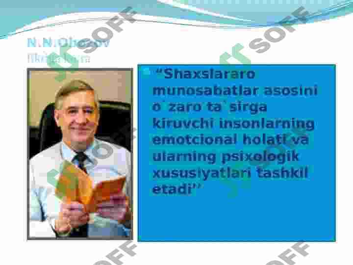 Shaxslararo munosabat 4