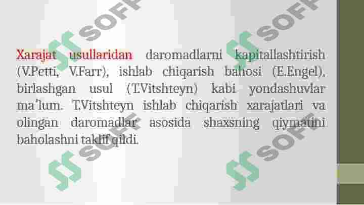 INSON KAPITALIGA SARMOYA KIRITISH YO’NALISHLARI 4