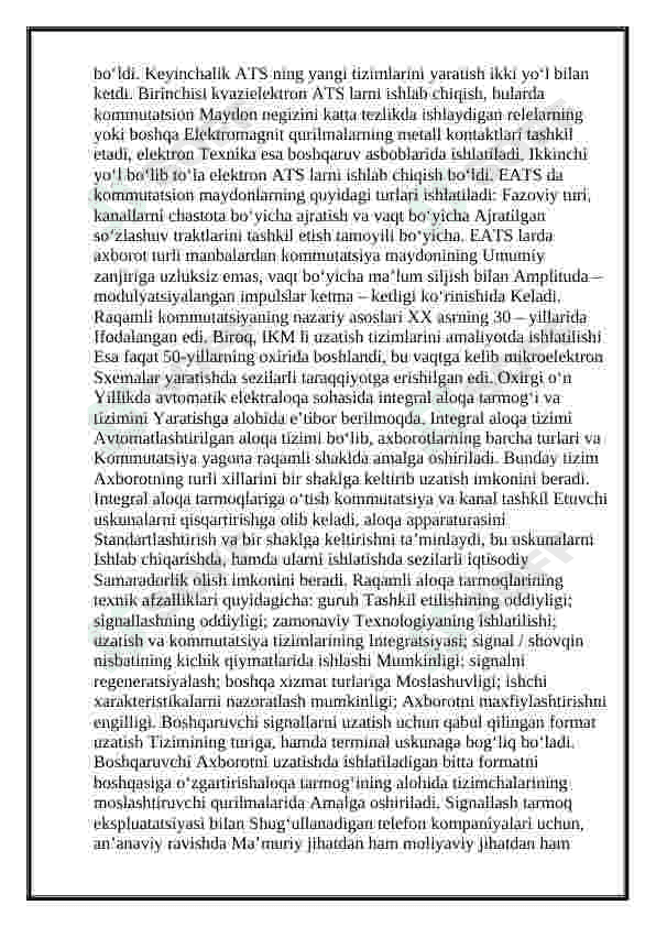 Informatika Paketlar kommutatsiyasining rivojlanishi 4
