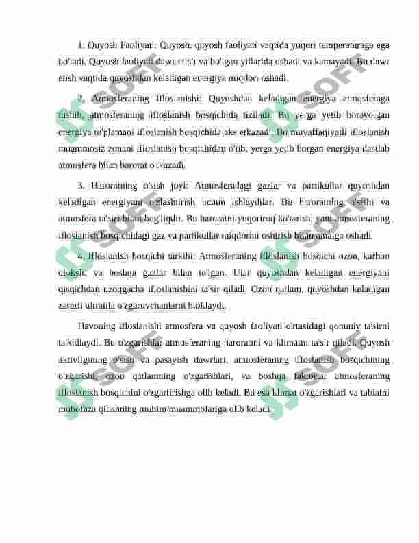 Atmasferaning Ifloslanish Muommolari. 4