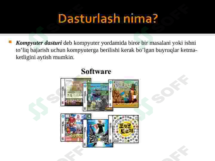 Avtomatik dasturlash 4