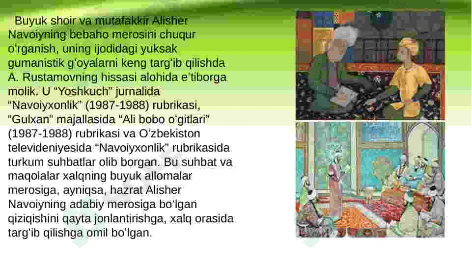 A. Rustamovning "Navoiyning badiiy mahorati" 4