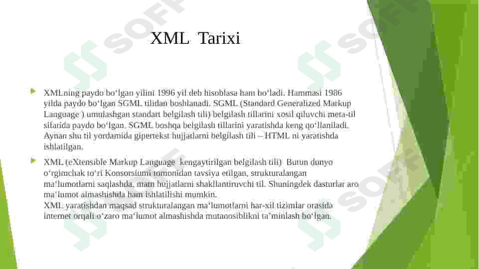 XML va Ma’lumotlar bazasi 4
