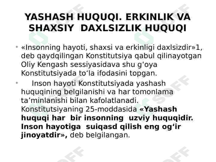 fuqarolarning shaxsiy huquq va erkinliklari 4