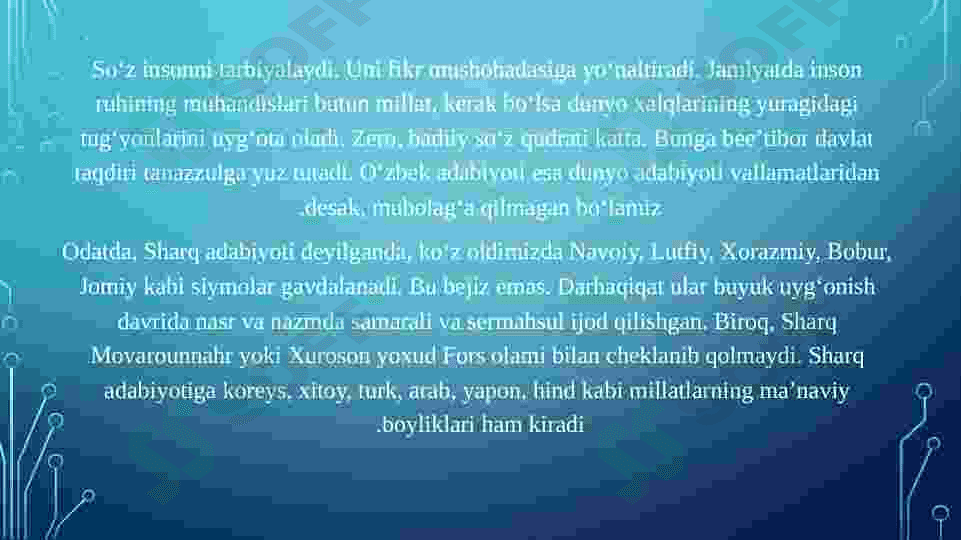 Sharq mumtoz adabiyotshunosligi tarixi 4
