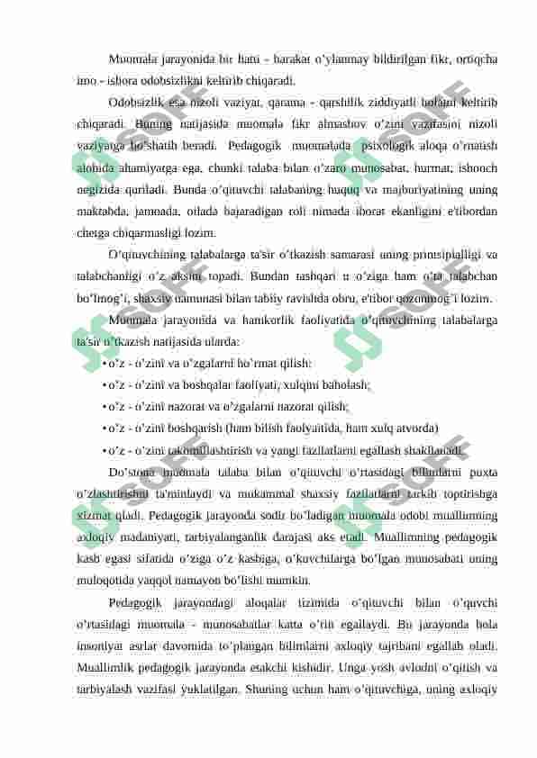 O’QITUVCHI KASBIY FAOLIYATIDA MULOQOT MADANIYATI VA PSIXOLOGIYASI 4