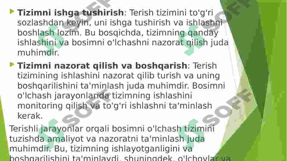 Gruntga nisbatan yuqori bosim miqdorini aniqlash. 4