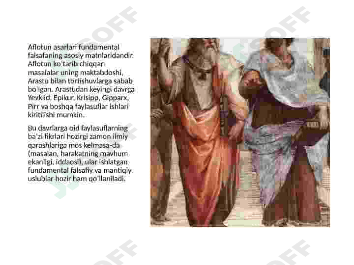 Falsafa fanidan taqdimot(G'arb falsafasi) 4