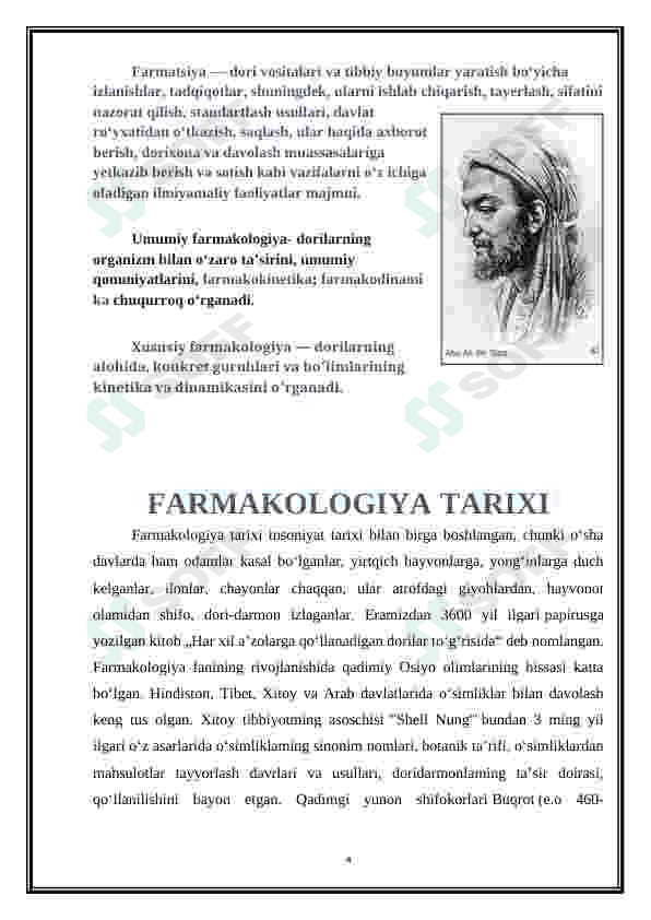 Tibbiyotda dori vositalarining qo'llanilishi 4