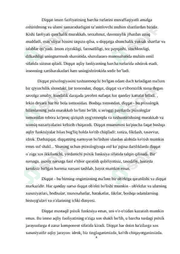 DIQQATNING NAORAT FUNKSIYASI 4