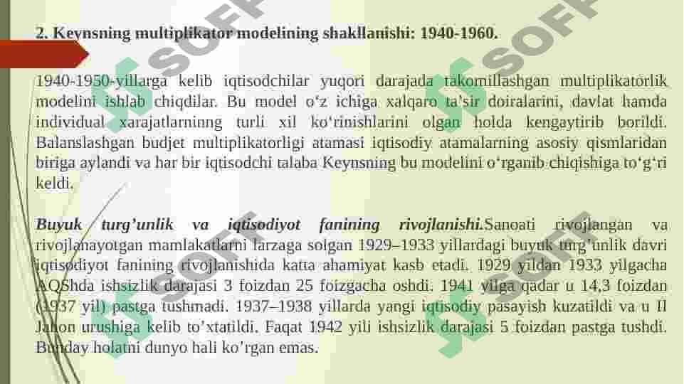 KEYNS VA KEYNSCHILIK TA’LIMOTI 4