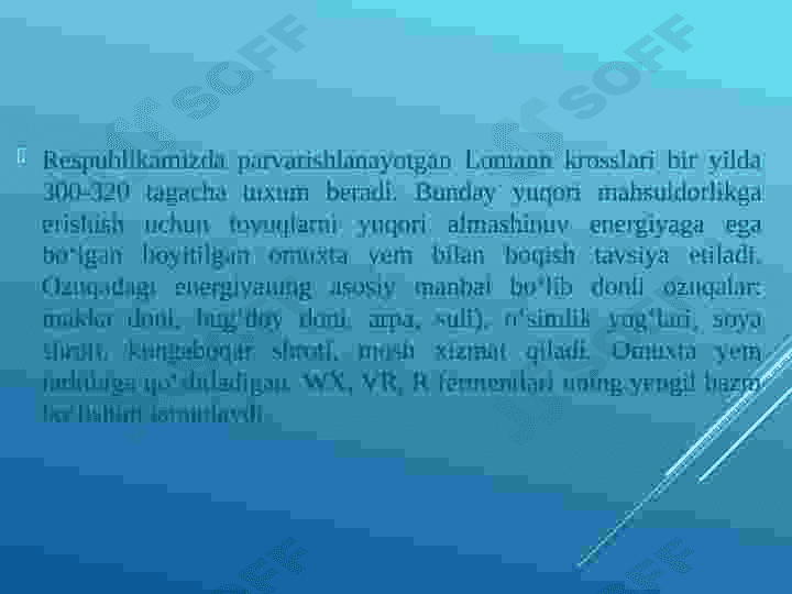 Parrandalarni oziqlantirish texnologiyalari 4