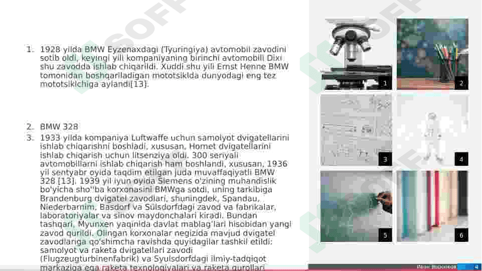 BMW kompaniyasi SWOT-PESTEL tahlili 4