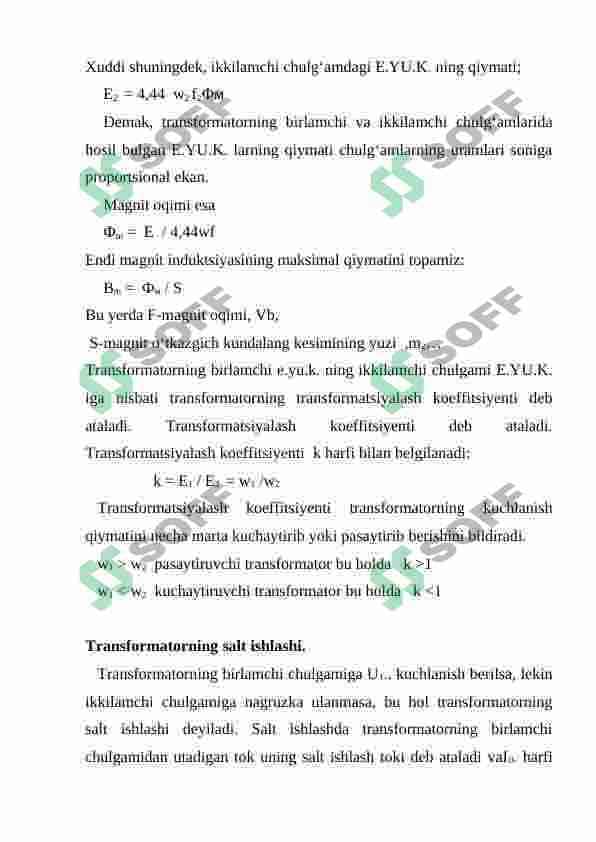 Transformatorlar 4