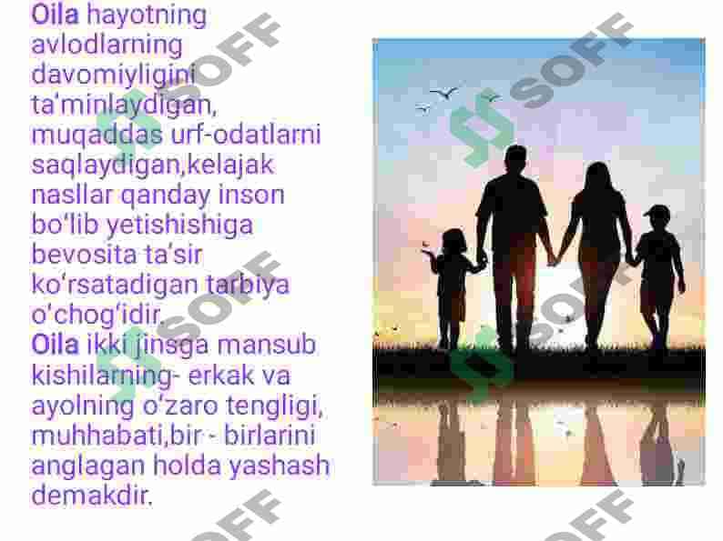 Oila nomusi va sha'nini saqlashda ota-ona va farzandlar masʼuliyati 4