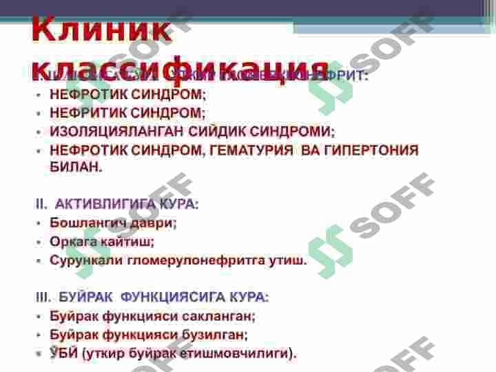 Glomerulonefrit surunkali pielonefrit 4