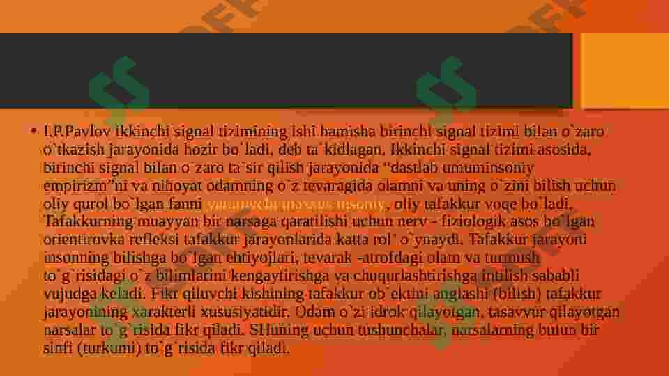 Tafakkur haqida tushuncha va uning turlari 4