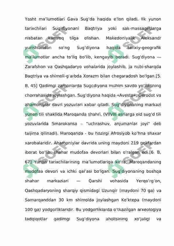 Sug’d va Toxariston mahalliy voha davlatlarining tashkil topishi 4
