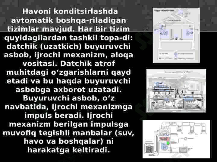 HAVONI KONDITSIRLASH, havoni moʻtadillash 4