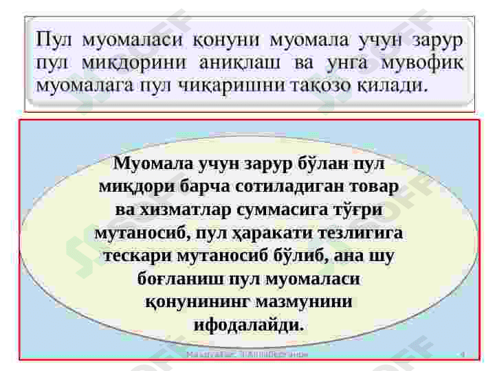 Pul muomalasi, kredit va banklar 4
