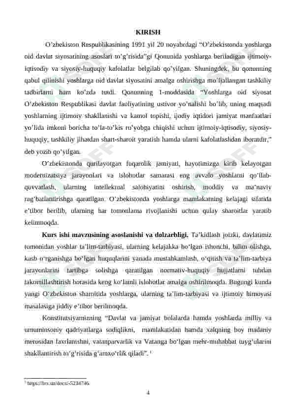 Yoshlarni qo'llab- quvvatlashda davlat siyosatining ahamiyati 4