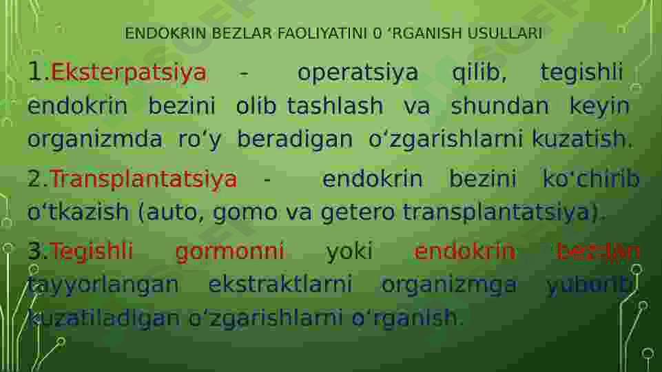 Endokrin fiziologiyasi 4