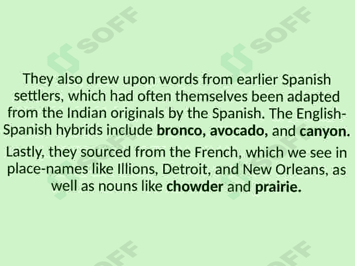 Spread of English in America 4