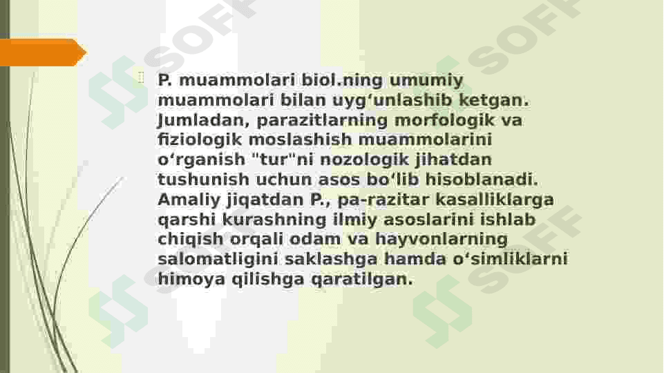 Parazitar kasalliklar epidemiologiyasi va profilaktikasi 4
