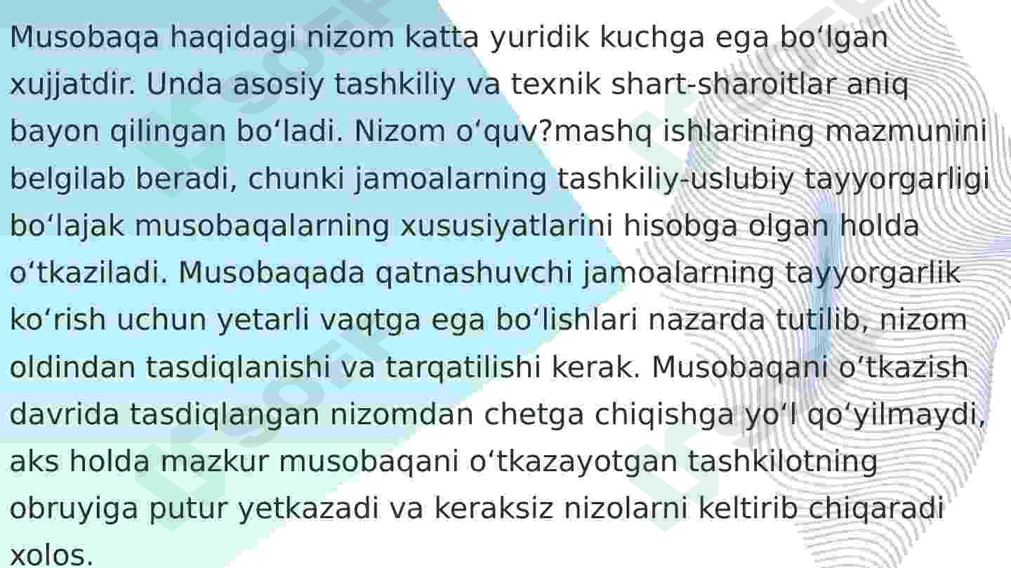 NIZOM HAQIDA TUSHUNCHA NIZOM TUZISH QOIDASI 4