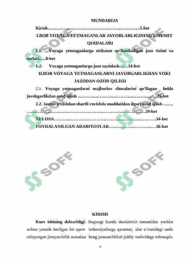 VOYAGA YETMAGANLAR JAVOBGARLIGINING XUSUSIYATLARI 4