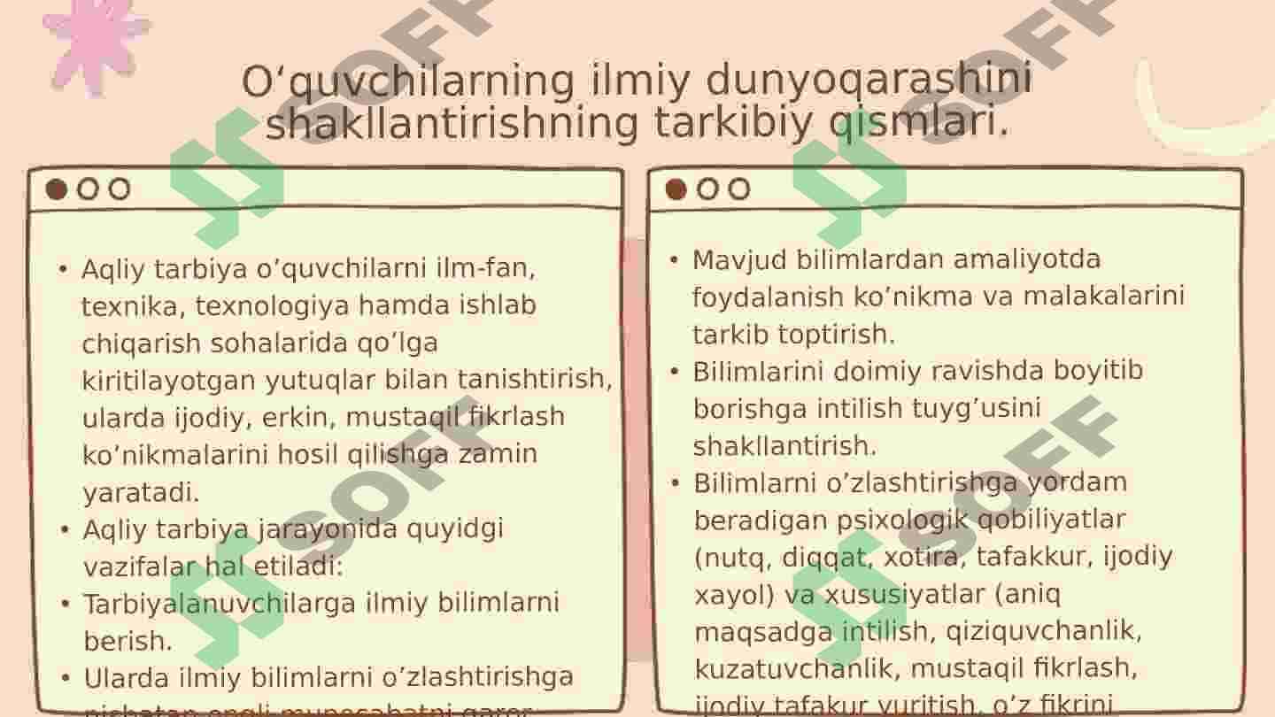 O’qituvchilarni ilmiy dunyoqarashini shakllantirish 4