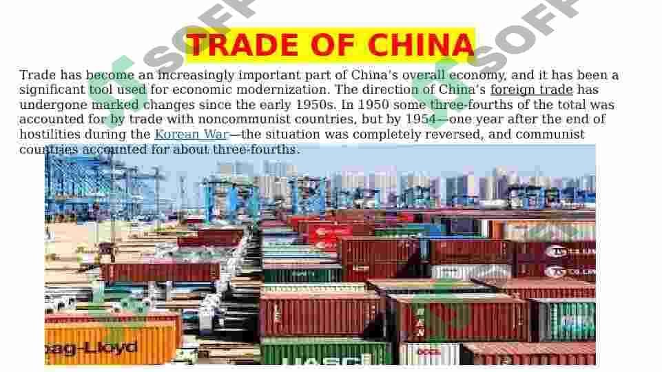 PLACE OF CHINA IN INTERNATIONAL TRADEX 4