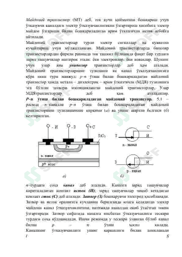 Майдоний транзисторларни тадбиқ этиш 4