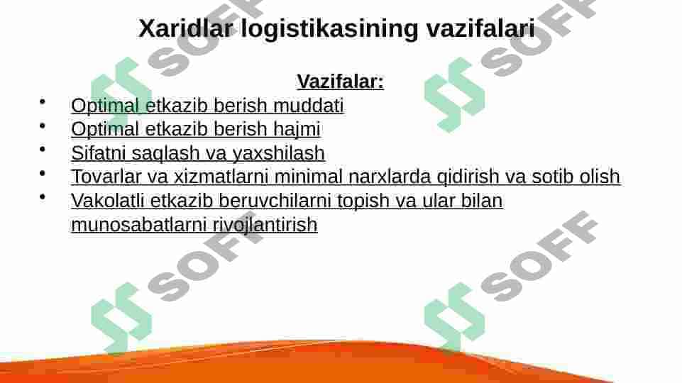 Xarid qilish va yetkazib berish logistikasi 5